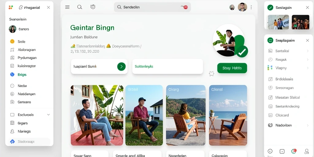 Screenshot memperlihatkan berbagai pilihan permainan kartu yang tersedia.