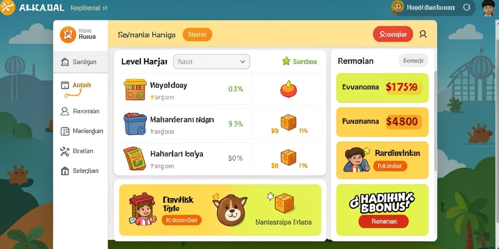 Fitur sosial untuk berinteraksi dengan pemain lain.