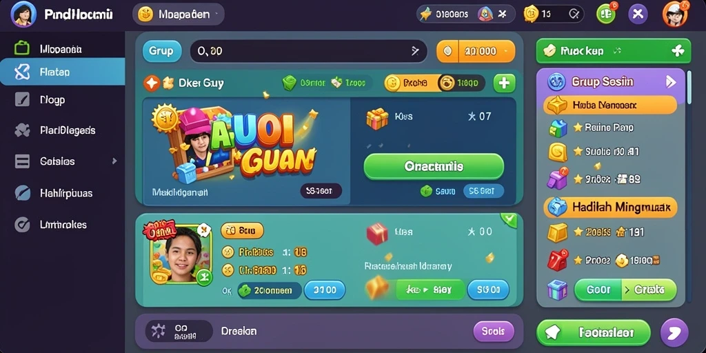 Sistem bonus menarik untuk pemain aktif.