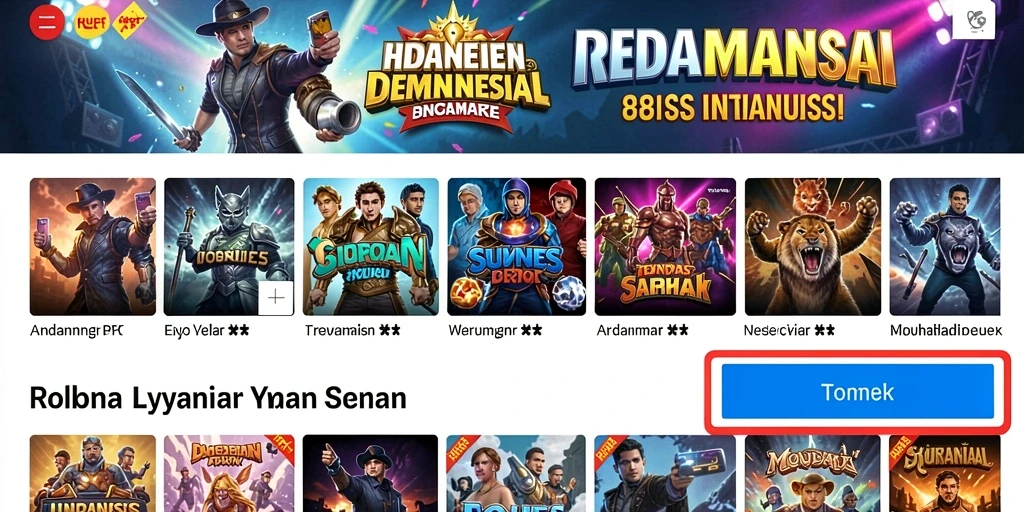 Berbagai permainan seru untuk dipilih.